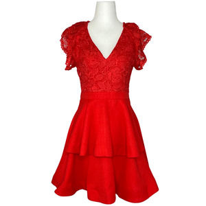 HOT The Clothing Company Tomato Red Dress Size M